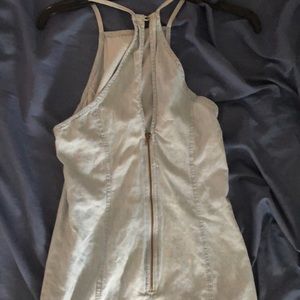 Mimi Chica Dresses - Chic & Fitted light denim Mimi Chica sundress. Mimi Chica Dresses - Chic & Fitted light denim Mimi Chica sundress.